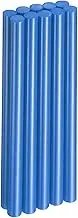 uxcell 10pcs Hot Glue Sticks 0.43" Dia x 7.87" Long EVA Mini Hot Melt Adhesive Glue Stick for Hot Melt Gun Wood Plastic Glass Flowers Fabrics Foam, Blue