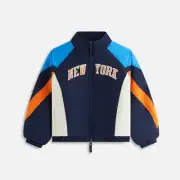 Kith Kids for the New York Knicks Nylon Padded Jacket in Nocturnal Youth Size 4T