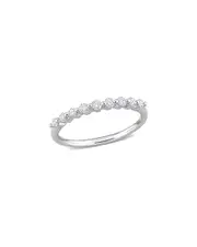 Silver 0.30 ct. tw. Lab Grown Diamond Ring