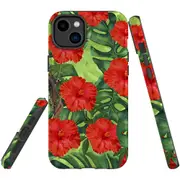 For iPhone 14 Plus Case Tough Protective Cover, Plant Garden