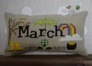 When I Think Of March With Button~Puntini Puntini