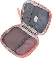 Mini First Aid Kit Travel Oxford Cloth Zipper Closure Nursing Bag for Outdoor Activities Portable Medicine Pouch