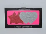 VICTORIA'S SECRET SHOW STOPPERS NIPPLE COVER HEART STAR GLITTER STICKERS PASTIES