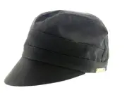 Dolce & Gabbana Black Cotton Military Style Cadet Cap -58-Adult M
