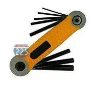 Premium Quality Steel Fold Up Hex 8 PCS Keys Allen Wrench Hand Tool Set