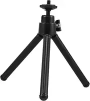 Mobile Phone Tripod Stand Mini Phone Cell Phone Smartphones Camera Selfie Stick Selfie Stabilizer Stick Tripod Selfie Stick with Light Flexible Phone Tripod Camera Tripod Abs Black