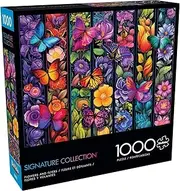 Buffalo Games - Flowers and Flyers - 1000 Piece Jigsaw Puzzle for Adults Challenging Puzzle Perfect for Game Nights - Finished Size 26.75 x 19.75