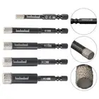 Sleek Design Dry Drill Bit Set of 5 with Quick Change Hexagonal Shafts