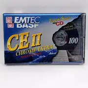 BASF EMTEC CEII 100 Chrome Extra blank audio cassette sealed new