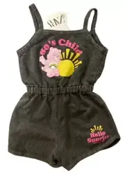 NWT Sz 6 ZARA Romper CARE BEARS Retro 80s