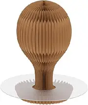Oshhni Wig Hat Display Stand Holder Foldable Sturdy Hair Mannequin for Salon Eyeglasses, brown