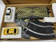 1/32 Slot Car Set 13’ Track, 2x DTM Opal & Mercedes Cars, Power Pack Etc - NEW