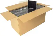 (200) Clear CD Jewel Boxes Cases with Gray Black Tray Assembled 10.4MM CDBIS10DG