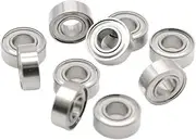 PGKTGZNZVK 10Pcs S686ZZ Air Bearing 6 * 13 * 5 mm ABEC-7 Stainless Steel Bearings for RC Cars and Trucks Fishing Reels S686zz