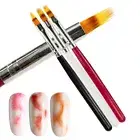 1Pcs Nail Art Brush Gradient Draw Polish Painting UV Gel Liner Pen Manicure T_au