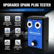12V Spark Plug Tester Tool Dual Hole Ignition Coil Diagnostic Upgraded