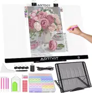 ARTDOT A2 LED Light Pad for Diamond Painting USB Powered Light Board Kit, with