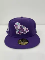 Cincinnati Reds MLB New Era Grape Soda 150 anniversary Fitted Cap Hat Size 7 1/2