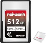 Pergear Upgraded 512GB CFexpress Type A Memory Card, Up to 800MB/s Read Speed & 780MB/s Write Speed for 4K 120P,8K 30P Recording (Upgraded Version)