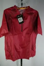 Batting Practice Jacket Red Small Demarini Unhinge-D Short Sleeve