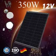 12V 350W Fixed Solar Panel Kit Generator Home Caravan Camping Charger 350 watt