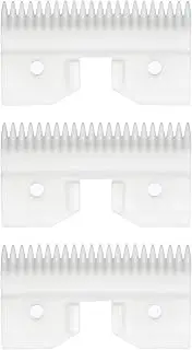 3PCS Ceramic Coarse Pet Replacement Blade Cutter Compatible with Andis 64440, Oster A5 and Walh KM Series Clippers, 22 Teeth