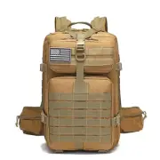 45L Tactical Backpack, Large Molle Military Assault Hiking Backpack,3 Day Bug...