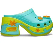 CROCS Scooby-Doo! Siren Clog 210107 Lime Punch Size W6