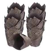 200 Pcs Tulip Baking Cups Cupcake Muffins Liners Paper, Coffee