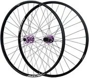 MTB Wheels 26'' 27.5'' 29'' Thru Axle Mountain Bike Wheelset Disc Brake Bearing Hubs Front 100mm 110mm Rear 142mm 148mm Cassette 8 9 10 11 12 Speed (Color : Front110 Rear142, Size : 29inch)