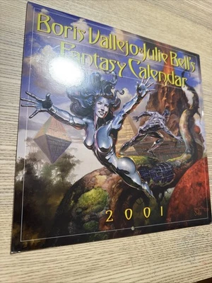 Boris Vallejo & Julie Bell's 2001 Fantasy Calender Vintage Art