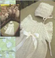 Regal Arrival Christening Set - Alpaca Yarn Company Knitting Pattern PT-50 Baby