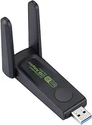 Wireless WiFi Adapter - 1300Mbps High Gain Desktop Computer WiFi Dongle,High-Gain Wireless Desktop Computer Network Card