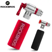 ROCKBROS Aluminum Tire CO2 Pump Bicycle Schrader Presta Adapter Bike Inflator