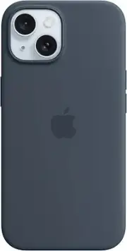 Apple iPhone 15 Silicone Case with MagSafe - Storm Blue