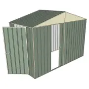 Build-a-Shed 3.0 x 1.5 x 2.3m Gable Single Hinged Side Door Shed - Green