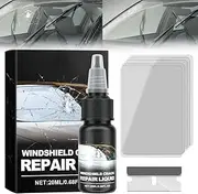 Car Cracked Windshield Repair Kit, Car Windshield Crack Repair Kit for Chips and Cracks, Glass Repair Liquid for Cracks, Rock Chip Repair Kit Windshield (Item Package Quantity: 2)