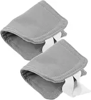 ERINGOGO 2Pcs Door Closer Cushion with Elastic Straps Stopper for Nursery Office Bedroom Tool Installation Noise Reducing Cover