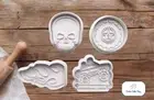 Monster Truck - Racing Car Cookie Cutter & Embosser Stamp - Flame - Skull