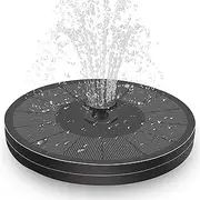 AUS Living Solar Fountain with 3.5W Pump with Battery, Floating Bird Bath, Water Feature for Garden, Pool or Pond. Simple to Use, No Power Cables Required