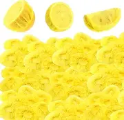 Gulfmew 200 Pack Lemon Wedge Wraps Lemon Covers for Squeezing for Seed Free Squeezing of Lemon Halves or Wedges Lemon Nets Lemon Wedge Bag Covers Stretch Wraps, Yellow