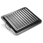 Black Non-Stick Frying Pan Large Cast Steak Skillet Induction Base BBQ Grill AU