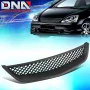 FOR 2001-2003 HONDA CIVIC EM ES BLACK ABS TYPE-R STYLE GRILLE GRILL DIAMOND MESH (for: Honda)