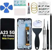 Viimon for Samsung Galaxy A23 5G LCD Screen Replacement OEM with Frame Compatible with Samsung Galaxy A23 5G SM-A236U SM-S236D SM-A236V LCD Screen Assembly with Repair Tools and Installation Manual