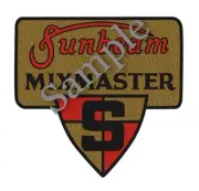Vintage SUNBEAM MIXMASTER Early Mixer Models M4J, 1,3 - Replacement Decals
