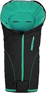 Altabebe AL2279C - 32 Winter Footmuff Clima Guard for Strollers (Black/Petrol)