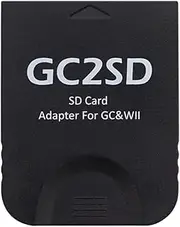 BITFUNX GC2SD Micro SD Card Adapter, Memory Card Adapter Swiss, Plug & Play Video Game Adapter, Suitable for NGC/Wii Game Console