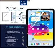 RetinaGuard Anti Blue Light Screen Protector for 2025 iPad A16 and 2022 iPad 10th Gen, SGS and Intertek Tested, Blocks Excessive Harmful Blue Light, Reduce Eye Fatigue