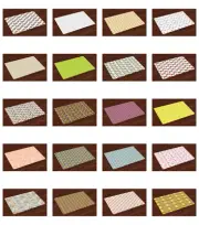 Place Mats Group of 4 Daily Use Placemats Dining and Kitchen Table Ambesonne