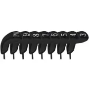 ProActive Sports Hybrid Cover Set - 8 Piece - BLACK